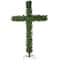 7.5ft. Pre-Lit Artificial Christmas Cross, Clear Dura-Lit® Lights